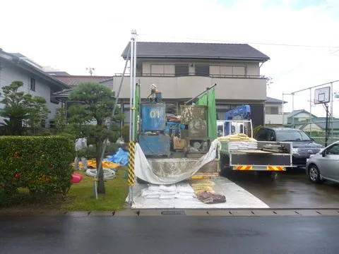 ハイブリッド工法 施工風景7