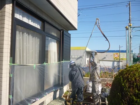 ハイブリッド工法 施工風景8