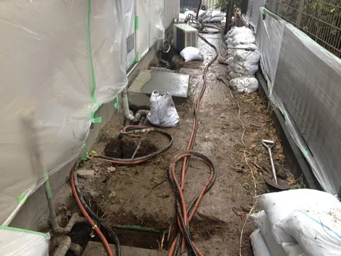 ハイブリッド工法 施工風景10