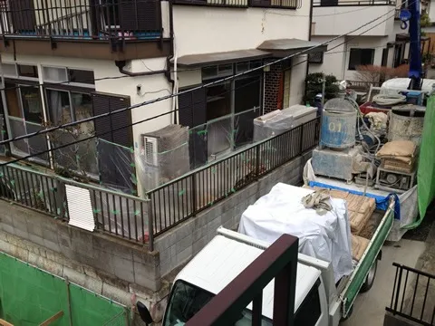 ハイブリッド工法 施工風景11