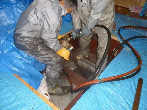 ハイブリッド工法 施工風景13
