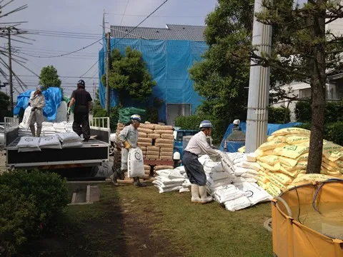 ハイブリッド工法 施工風景15